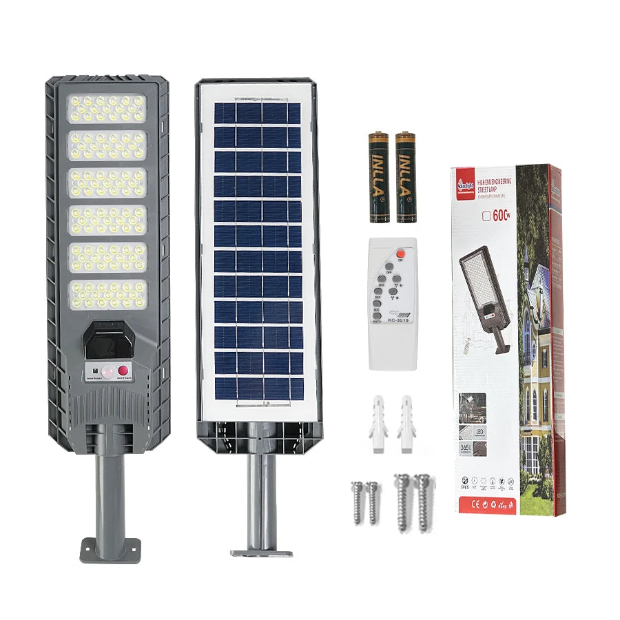 Newest 600W LED Outdoor Solar Lights Motion Sensor Wall External Solar Lamp Waterproof Sunlight Power Street Garden Light