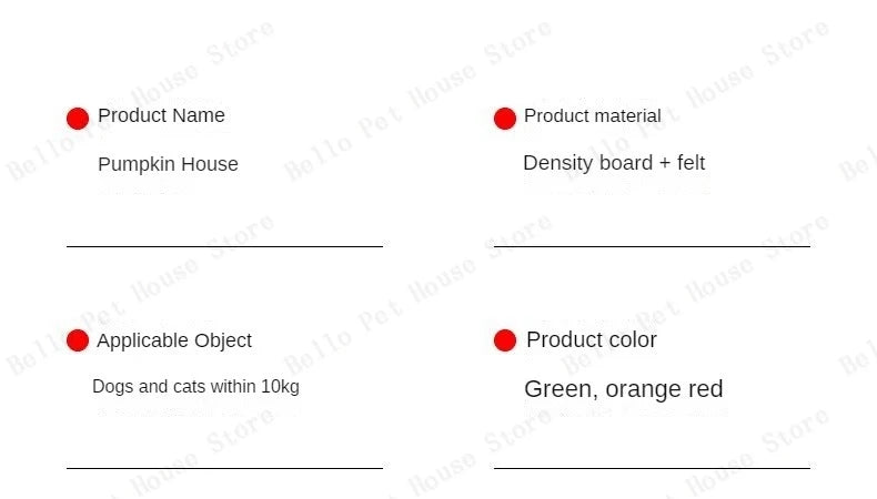 Pumpkin House Felt Cat Nest Fresh and Breathable Cat Bed Semi-enclosed Summer Pet Nest Practical Pet Furniture cat bed