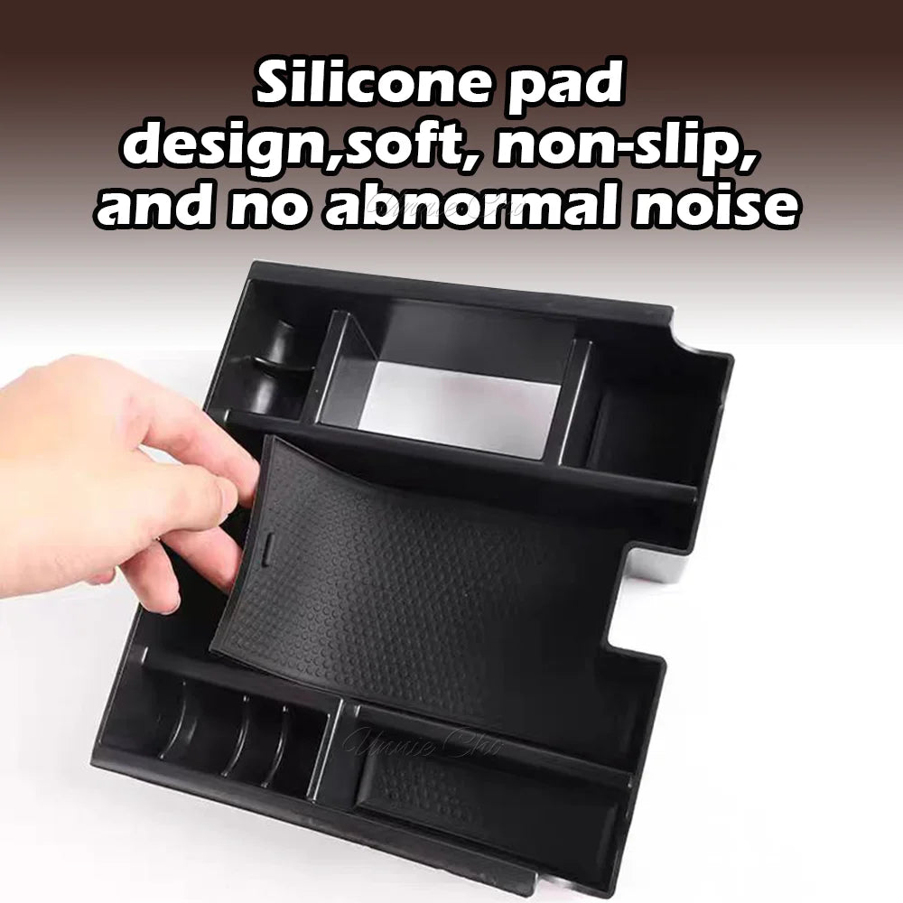 For Jaguar XF Storage Box Armrest Organizer Tray Center Console Stowing Tidying Compartment for Jaguar X250 Interior Spare Parts