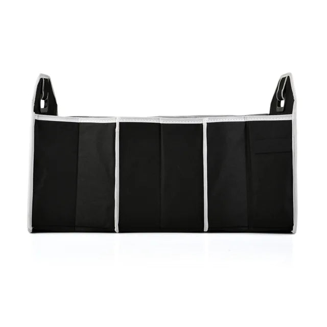 Car Multi-Pocket Trunk Organizer Large Capacity Folding Storage Bag Trunk Stowing and Tidying Trunk Organizer Car Stuff