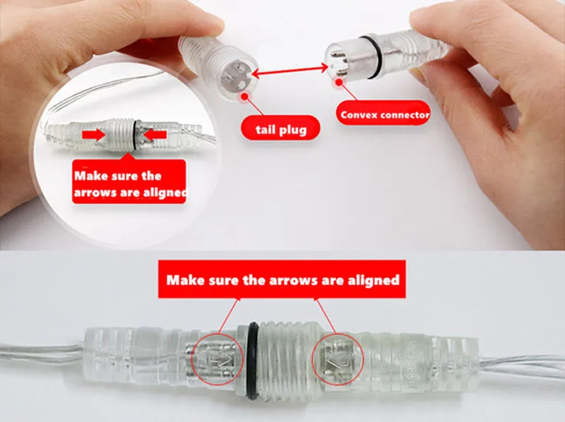 Christmas Decoration 2024/2025 icicle Led Curtain Lights for Outdoor Droop 0.4/0.5/0.6M Christmas Lights for home New Year 2025