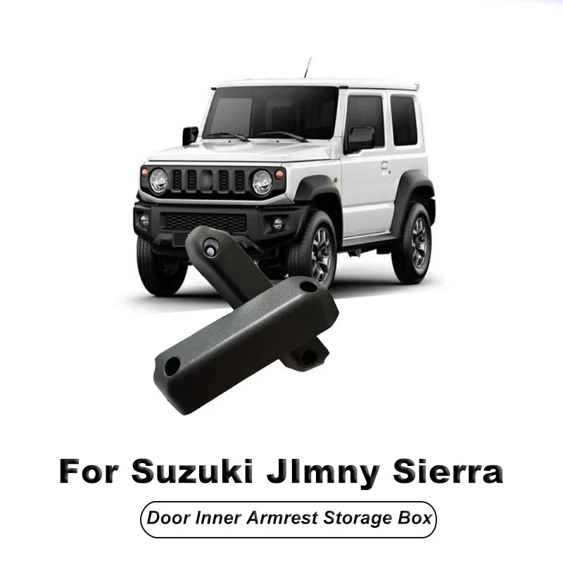 Car Door Inner Armrest Storage Box For Suzuki JImny Sierra JB64 JB74 Containers Tray Organizer Stowing Tidying Box Accessories