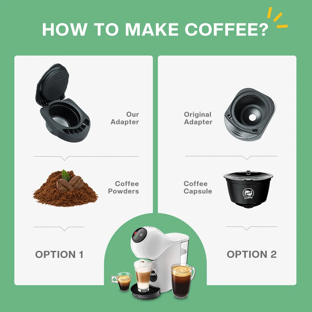 Refillable Coffee Adapter for Genio S & Piccolo