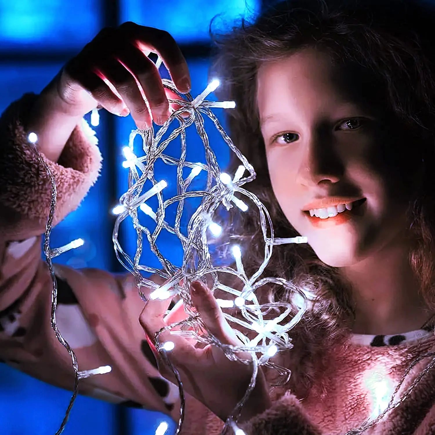 Christmas Decoration 2025 Festoon Led Icicle Curtain Lights Outdoor Droop 0.5/0.6/0.7M Street Garland On The House New Year Eve