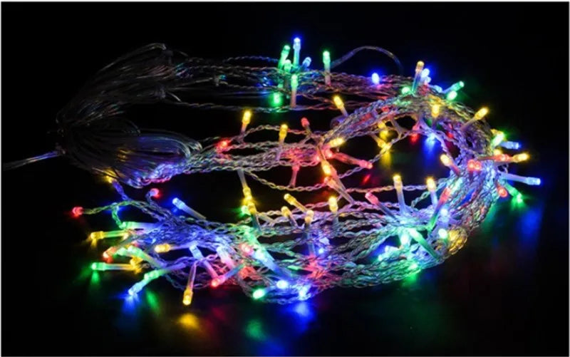 Christmas Decoration 2024/2025 icicle Led Curtain Lights for Outdoor Droop 0.4/0.5/0.6M Christmas Lights for home New Year 2025