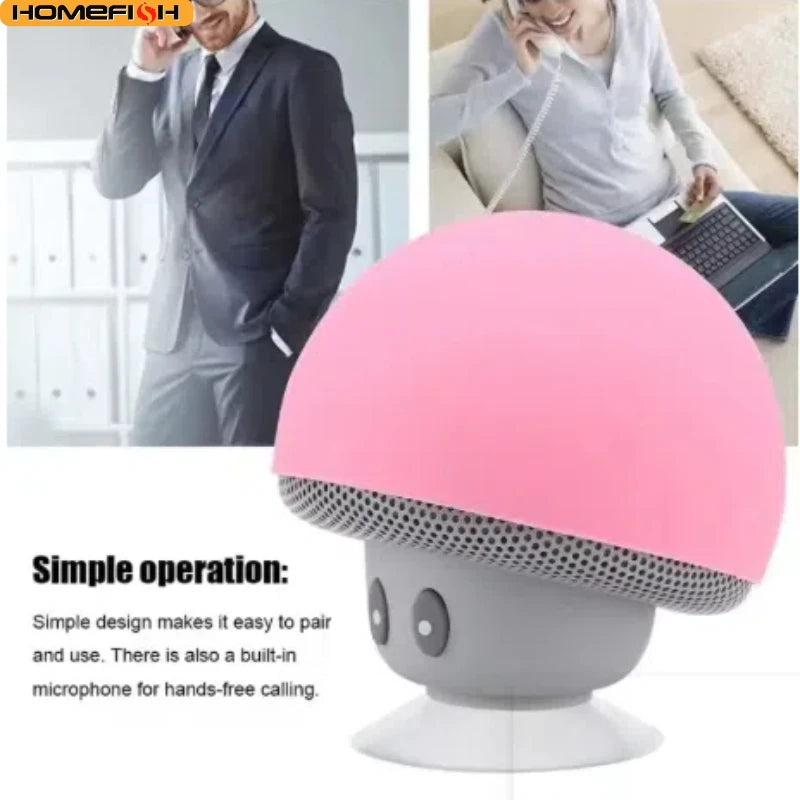 High Quality Wireless Bluetooth Speaker 30ft Wireless Range Subwoofer With Suction CupSuitable for Cycling Picnic Outdoor