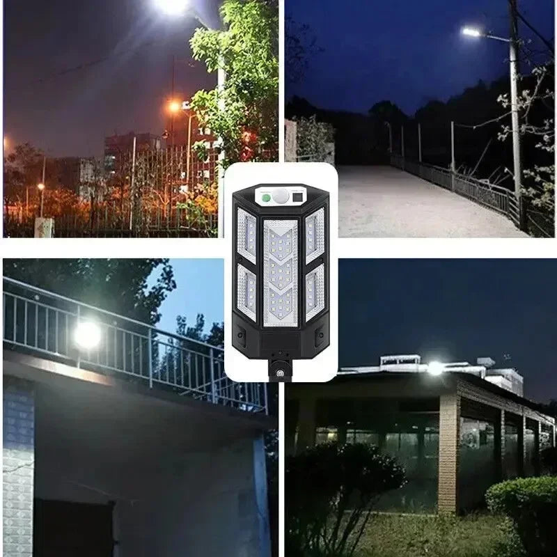 30000LM Solar LED Lights Outdoor Solar Lights Of Motion Sensor 3 Modes Waterproof IP65 Solar Garden Light Street Yard Lantern