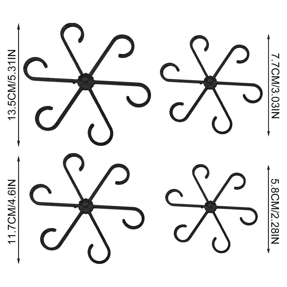 4pcs Climbing Plants Support Clips Flower stem collection Fixing rack Climbing support frame for Climbing Alocasia Monstera Vine