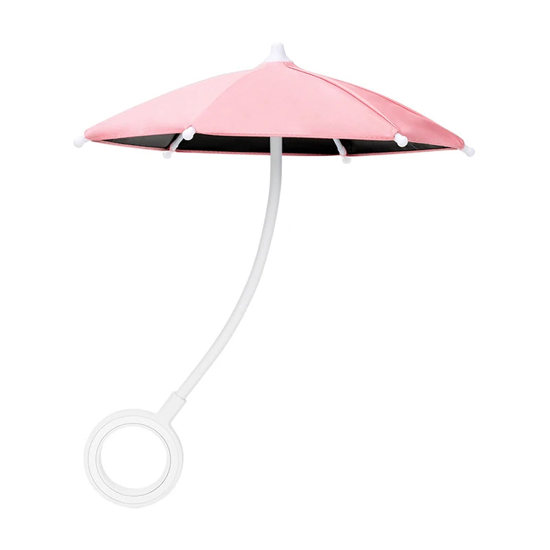Magnetic Phone Umbrella for Sunlight Rain Universal Mobile Phone Sunshade Shield Umbrella for MagSafe for Outdoor Anti-Glare