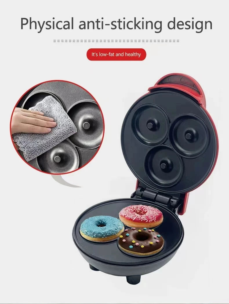 3-Hole Donut Maker Food Processing Machine