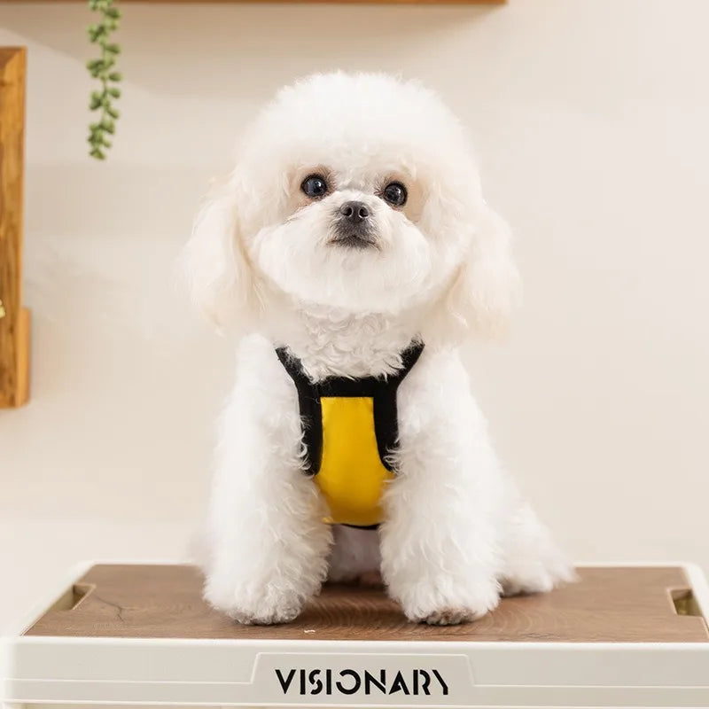 Three-dimensional Ears Puppy Sling 2025 Summer New Dog Clothes Cute Wind Teddy Vest Bichon Casual Clothes