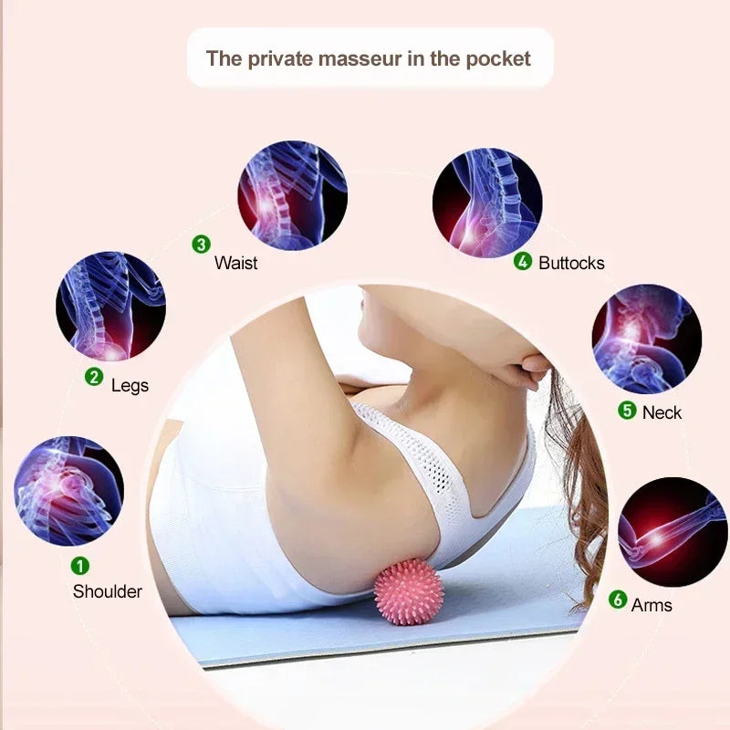 6cm Fascia Ball Muscle Relaxation Massage Yoga Fitness Shoulder Neck Feet Foot Massage Hard Cervical Fascia Meridian Ball