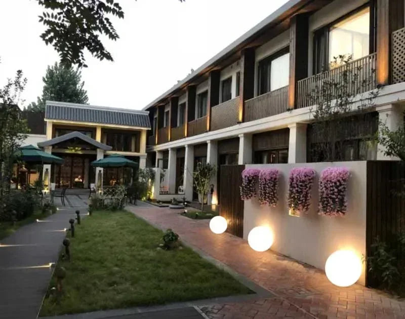 LED Ball Light Solar Lamp Outdoor Lawn Lamp Luminous Ball Pool Bedroom Table Party Garden Lighting Remote Control Waterproof