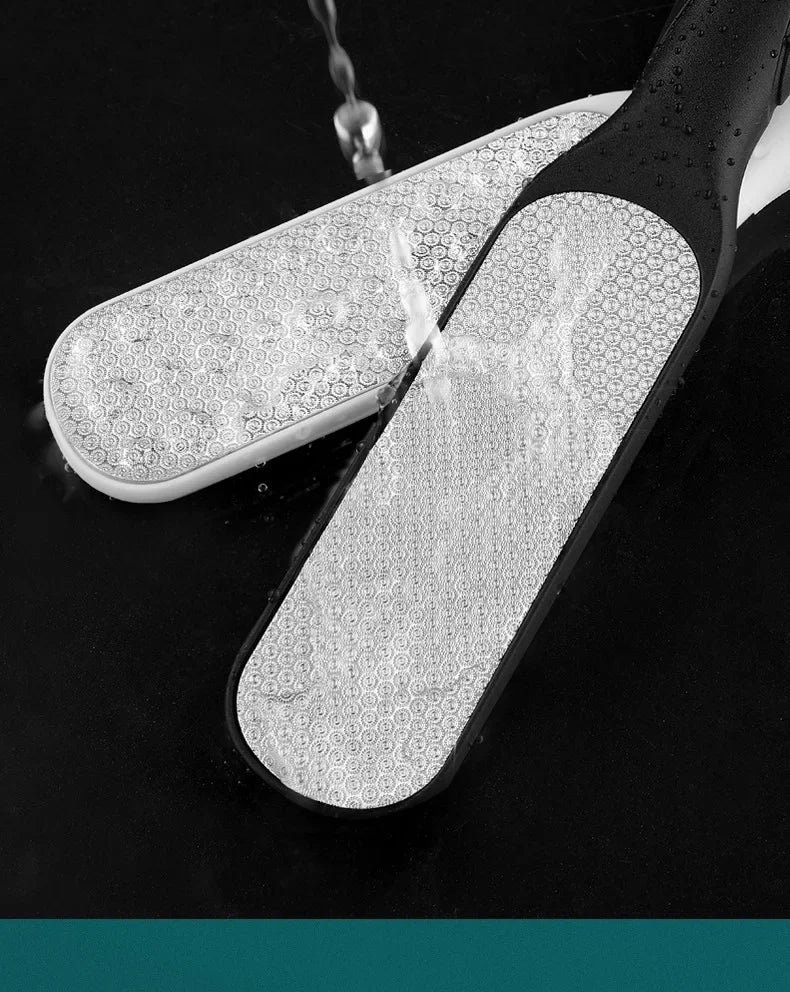 Heavy Duty Foot File-Medical Grade 304 Stainless Steel, Dual Sided Callus Remover for Pedicure, Dead Skin & Scar Treatment Tool