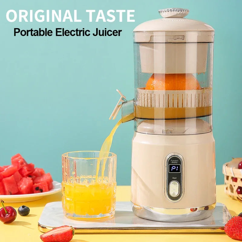 Electric Orange Juicer Portable 600ml Original Citrus Fruit Juice Extractor