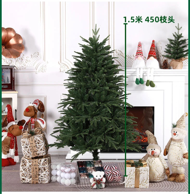Hot Sale PE+PVC Auto Tree Encryption Christmas Tree for Christmas Home &Mall School Decoration and New Year &Chrismas Decoration