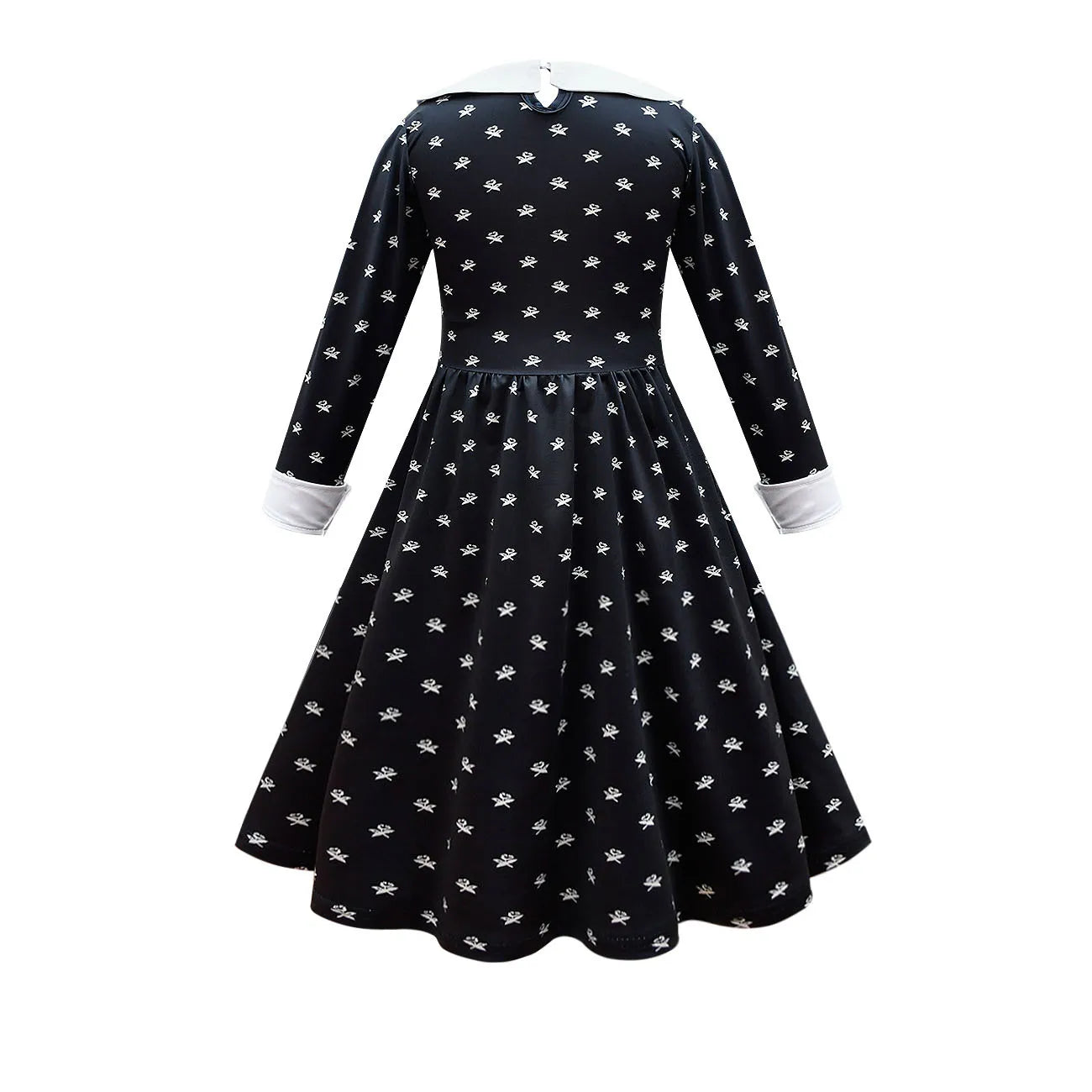 Halloween Costume For Girls Adams Cosplay Black Dress Costumes Gothic Dresses Children Clothes Party