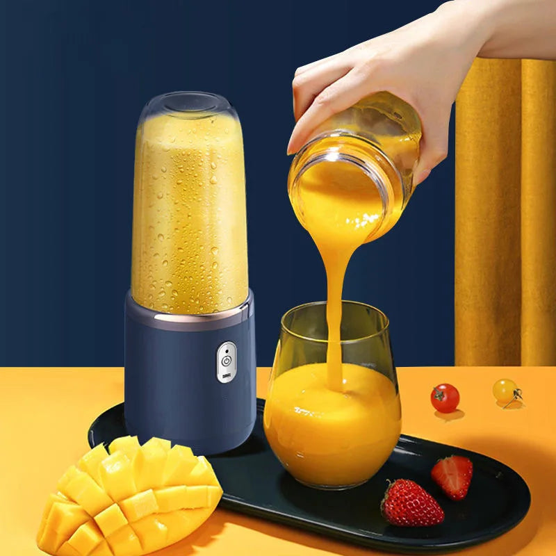 Multifunctional Double Cup Electric Fruit Juicer Portable Juicer Fruit Blender