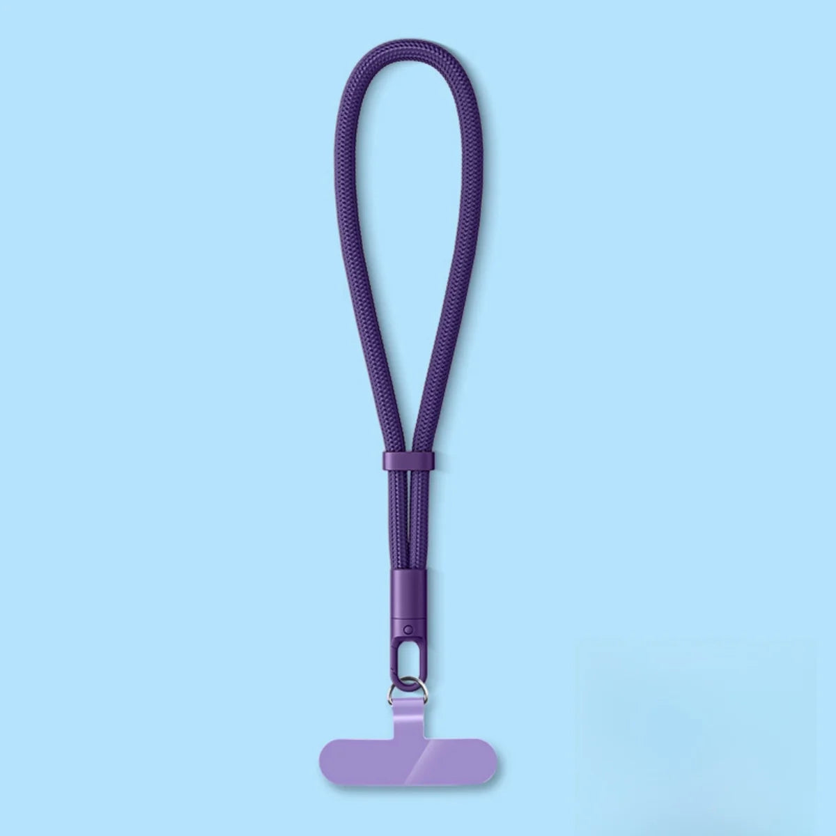 Universal Adjustable Mobile Phone Lanyard Short Wrist Strap with Self-locking Anti-drop Design Durable Polyester Phone Strap