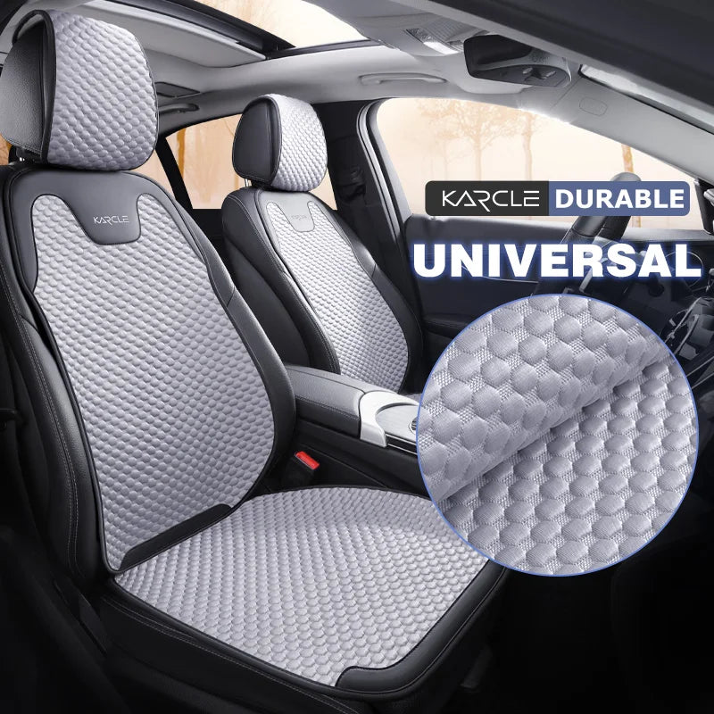 Universal Ice Silk Summer Car Seat Covers Breathable Car Seat Covers Full Set Sweat Absorption Auto Seat Cushion Car Accessories