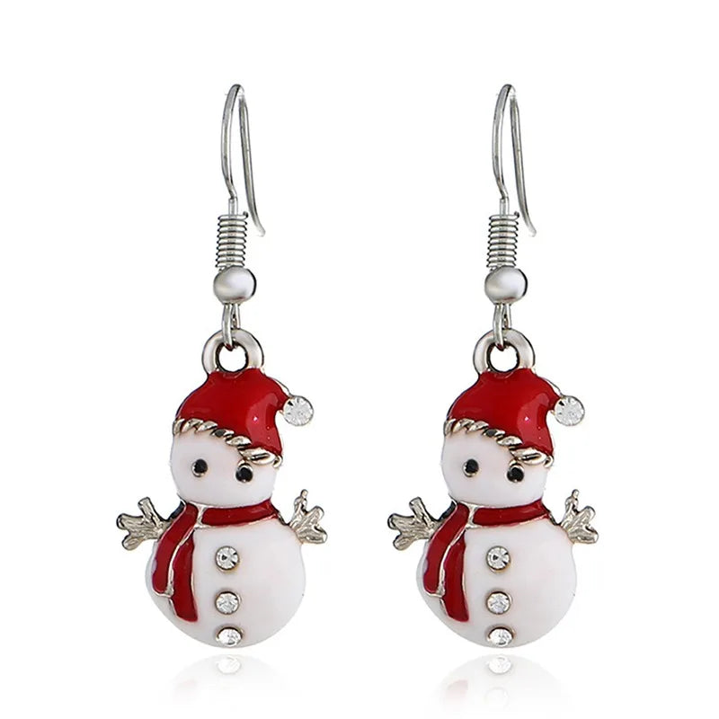 1 Pair Christmas Dangle Earrings Christmas Earrings Christmas Tree Earrings for Women Girls Xmas Part Gift
