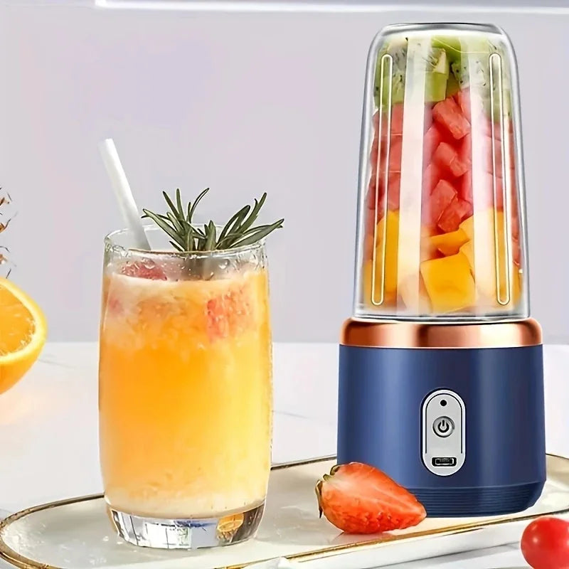 Multifunctional Double Cup Electric Fruit Juicer Portable Juicer Fruit Blender
