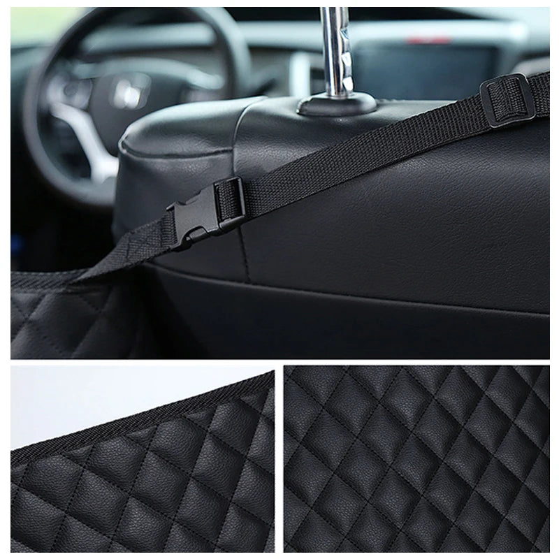 Car Seat Middle Hanger Storage Bag Leather Handbag Holder Tissue Water Cup Pockets Stowing Tidying Car Interior Accessories