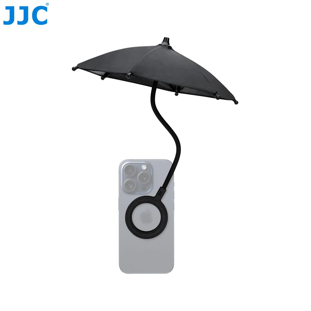 Magnetic Phone Umbrella for Sunlight Rain Universal Mobile Phone Sunshade Shield Umbrella for MagSafe for Outdoor Anti-Glare