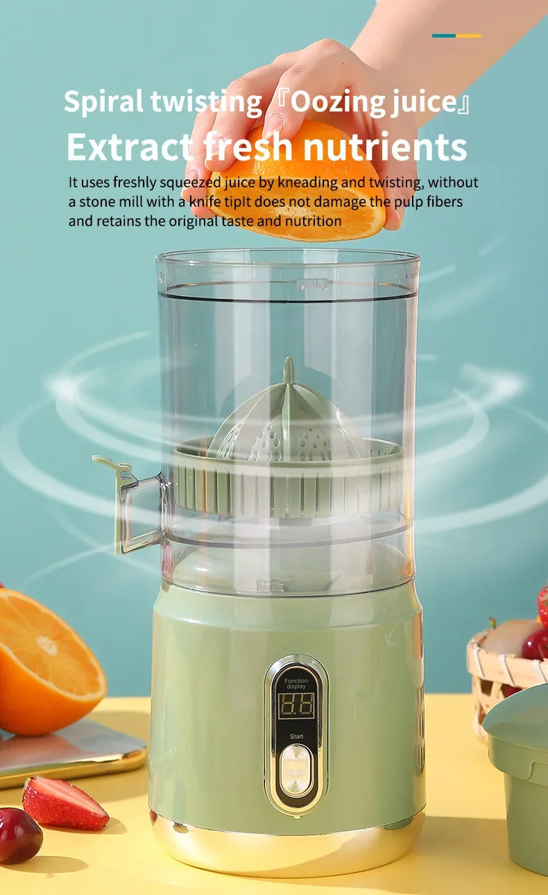 Electric Orange Juicer Portable 600ml Original Citrus Fruit Juice Extractor