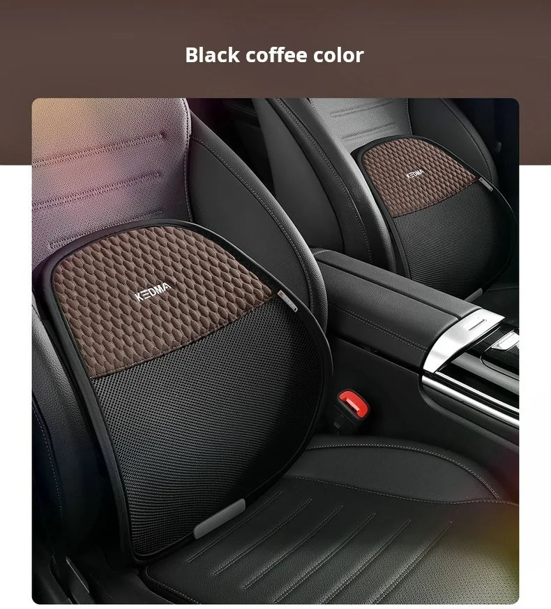 Car Chair Back Cusion Mesh Lumbar Anti-Fatigue Brace Elastic Cushion Massage Back Cushion Pad Support Summer Cool Breathable