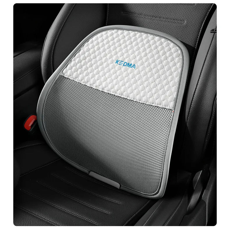 Car Chair Back Cusion Mesh Lumbar Anti-Fatigue Brace Elastic Cushion Massage Back Cushion Pad Support Summer Cool Breathable