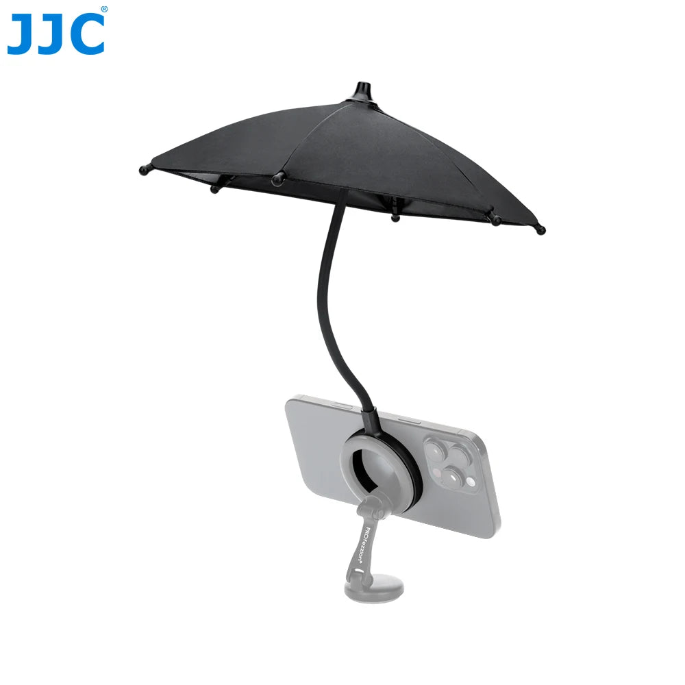 Magnetic Phone Umbrella for Sunlight Rain Universal Mobile Phone Sunshade Shield Umbrella for MagSafe for Outdoor Anti-Glare