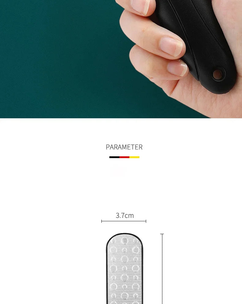 Heavy Duty Foot File-Medical Grade 304 Stainless Steel, Dual Sided Callus Remover for Pedicure, Dead Skin & Scar Treatment Tool