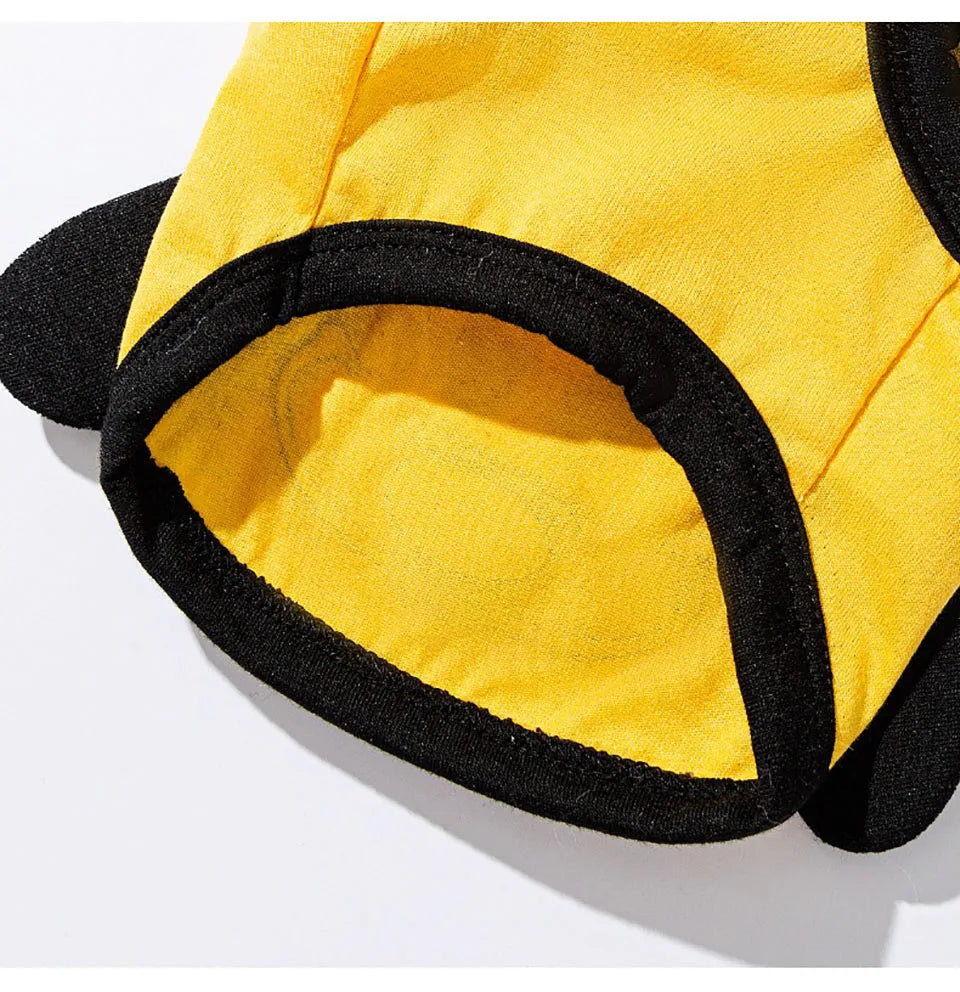 Three-dimensional Ears Puppy Sling 2025 Summer New Dog Clothes Cute Wind Teddy Vest Bichon Casual Clothes