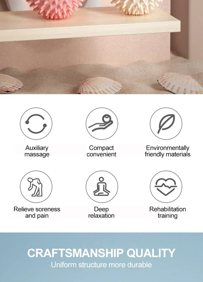 6cm Fascia Ball Muscle Relaxation Massage Yoga Fitness Shoulder Neck Feet Foot Massage Hard Cervical Fascia Meridian Ball