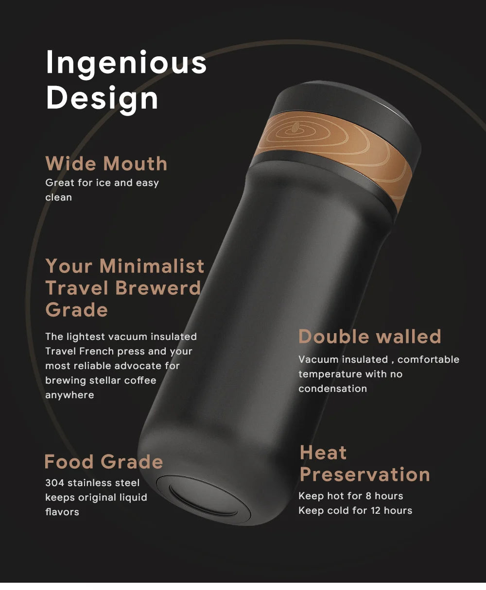 Portable Coffee Maker Stainless Steel