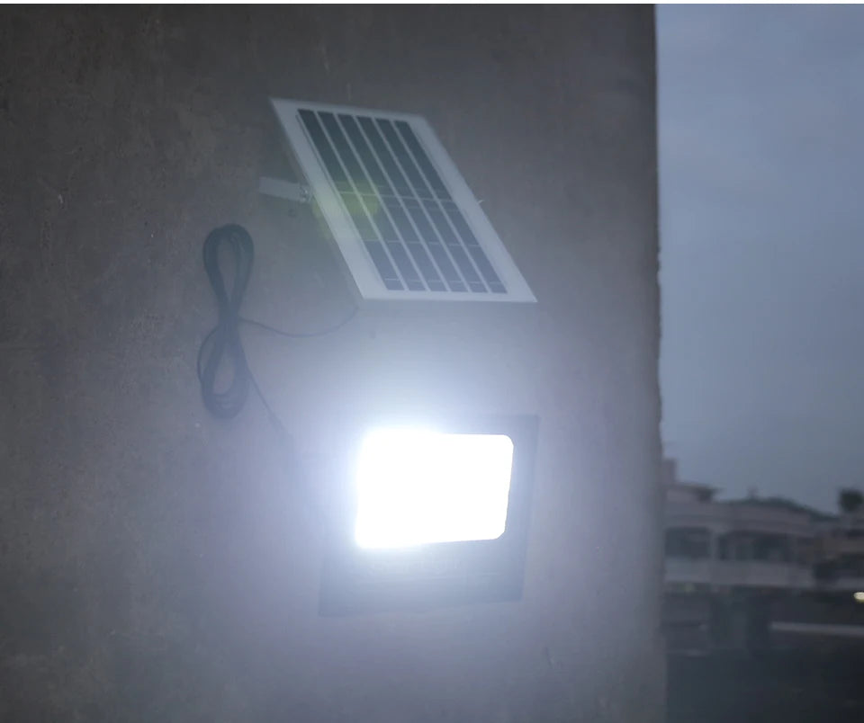 Outdoor Solar Lamps LED Lights Garden Lighting Floodlight IP67 Waterproof Stairs Wall Solar Light Dimming remote Control 3 model
