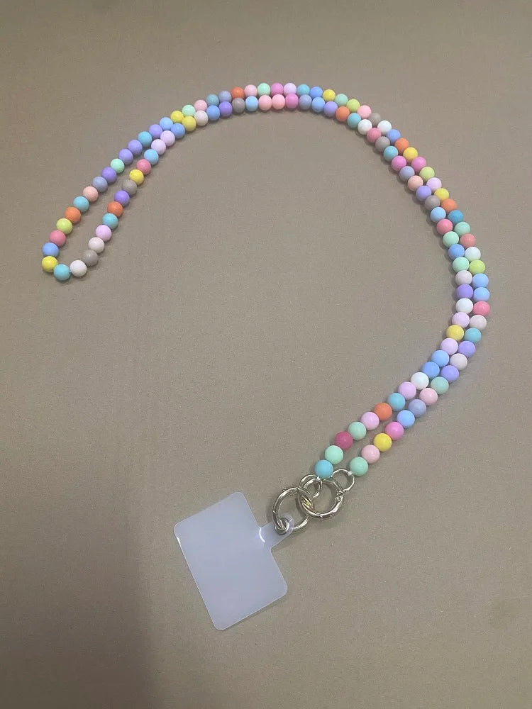 Korean Luxury Mobile Phone Corssbody Lanyard Pearl Bracelets Chain For iPhone 14 15 pro max Samsung Flip 4 S21 s22 S23 Ultra