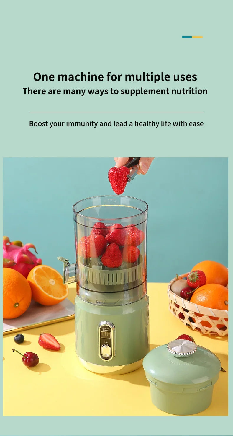 Electric Orange Juicer Portable 600ml Original Citrus Fruit Juice Extractor