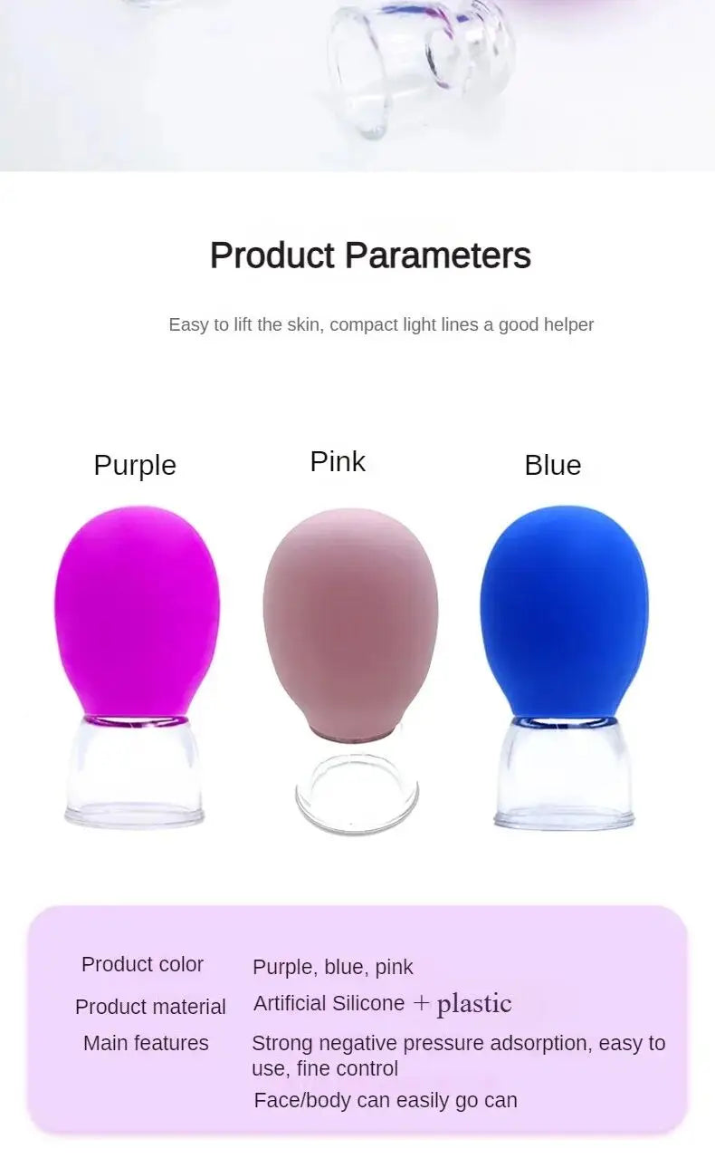 1/5/10pcs Silicone Massage Cupping For Body Face Neck Eye Cellulite Massager Vacuum Tank Body Facial Care Anti-aging Beauty Tool