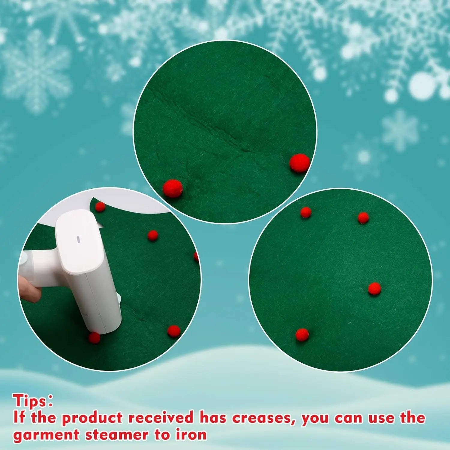 1 Pc Christmas Tree Advent Calendar, 24 Days Countdown to Christmas Felt Fabric Advent Calendar with 24 Ornaments & Pockets