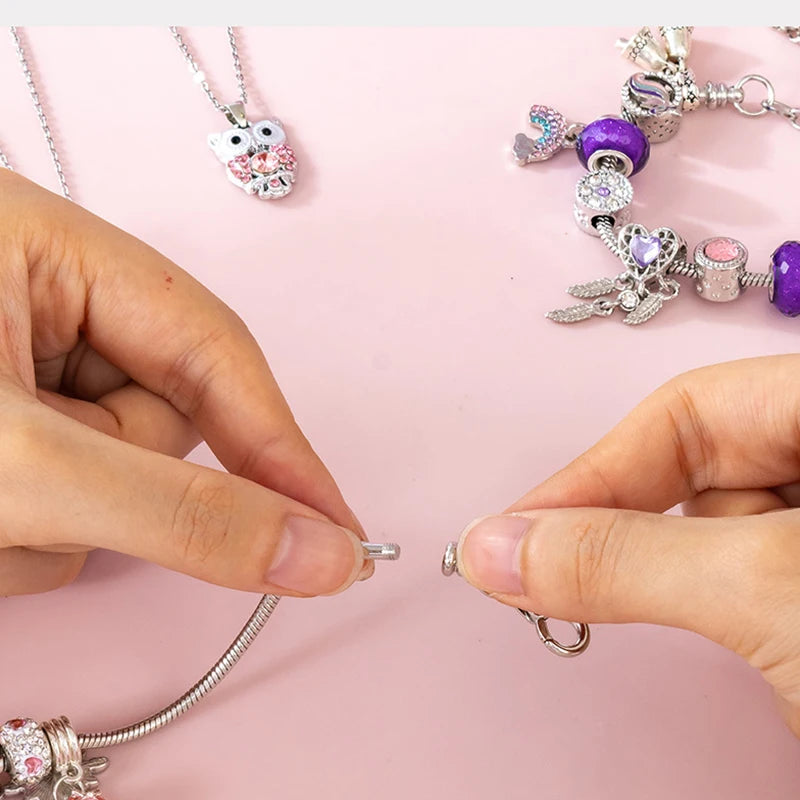 Christmas Crystal Bracelet Advent Calendar Gift Lost Butterfly Gold Silver 24 Day Countdown 2025 Children Blind Box Mood Props