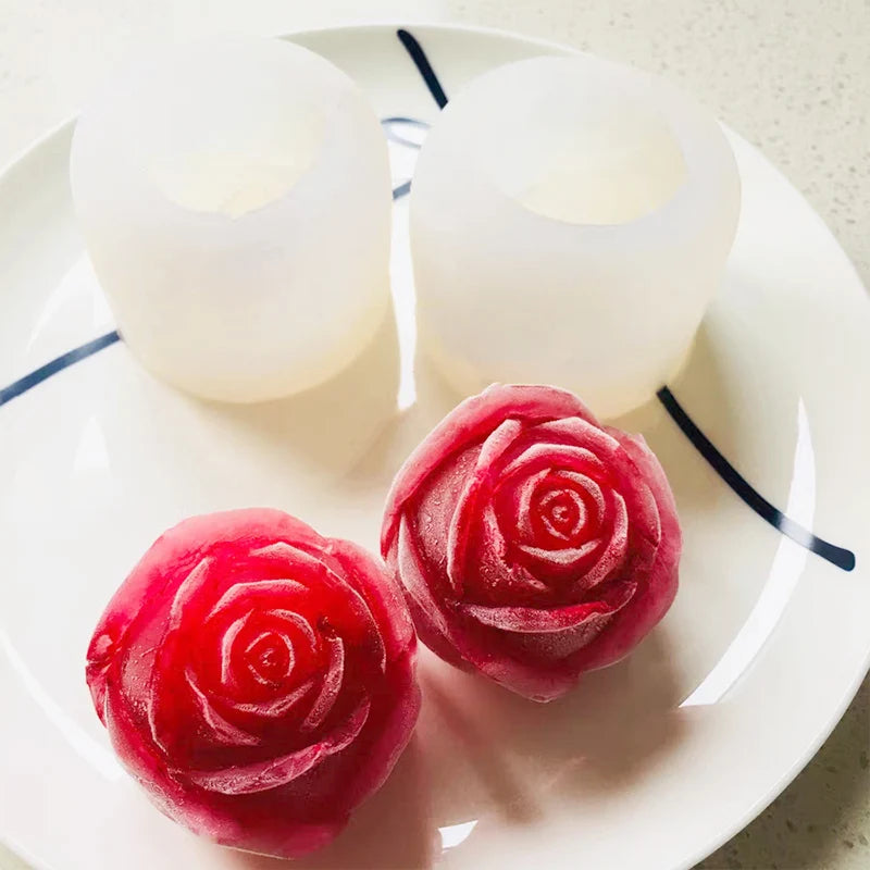Valentine Day Flower Soft Silicone Rose Molds