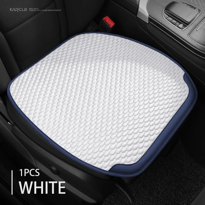 Universal Ice Silk Summer Car Seat Covers Breathable Car Seat Covers Full Set Sweat Absorption Auto Seat Cushion Car Accessories
