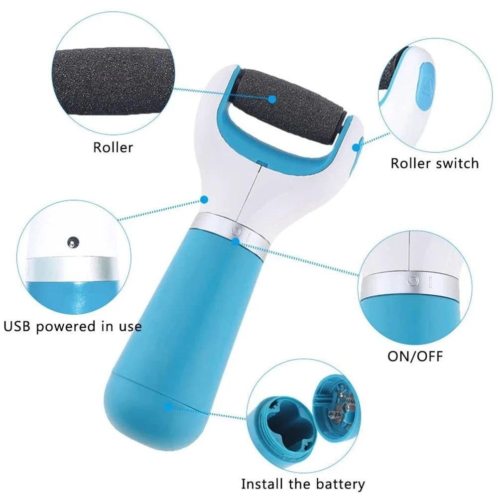 Electric Foot Grinder Foot Care Pedicure Device Callus Remove Artifact for Removing Dead Skin Machine and Calluses Foot Trimmer