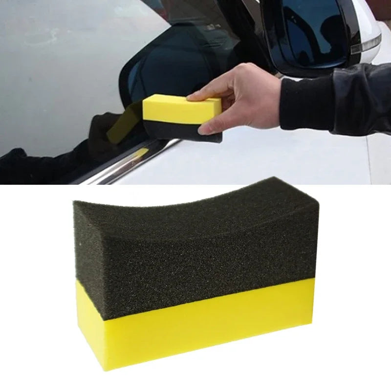 10pcs Auto Cleaning Sponge Brush Set for Car Wheel Tire Wash Wipe Water Suction Sponge Pad Wax Polishing Tyre Brushes Tools