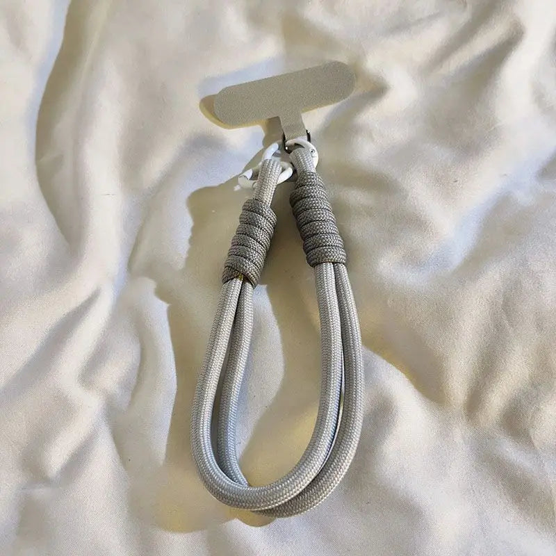 Cute Trendy Pastel Short Phone Case Lanyard Wrist Strap Durable Macaron Color Phone Charm Chain for Women