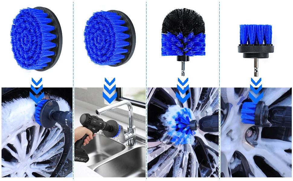 26Pcs Car Detailing Brush Set,Detailing Kit,  Detailing Brushes, Cleaning Kit, Windshield Cleaning Tool