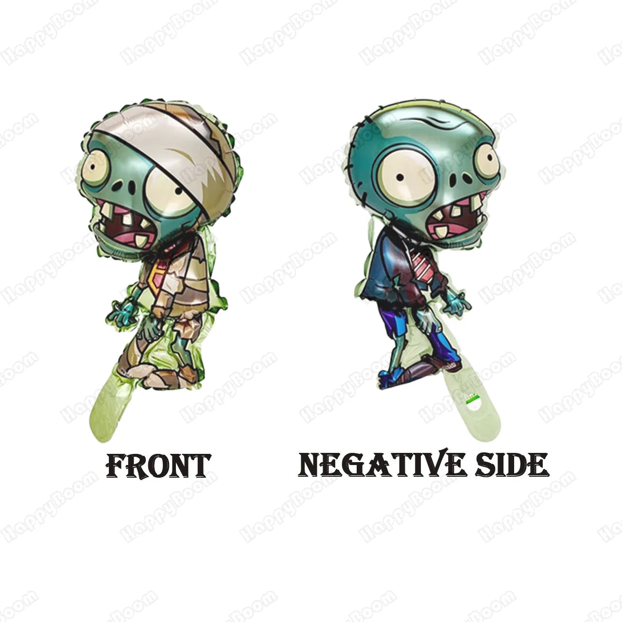 Mini Plants Vs. Zombies Foil Balloons Halloween Festival Decoration Balloons Horror Party Inflatable Globos Children's Toy Gifts
