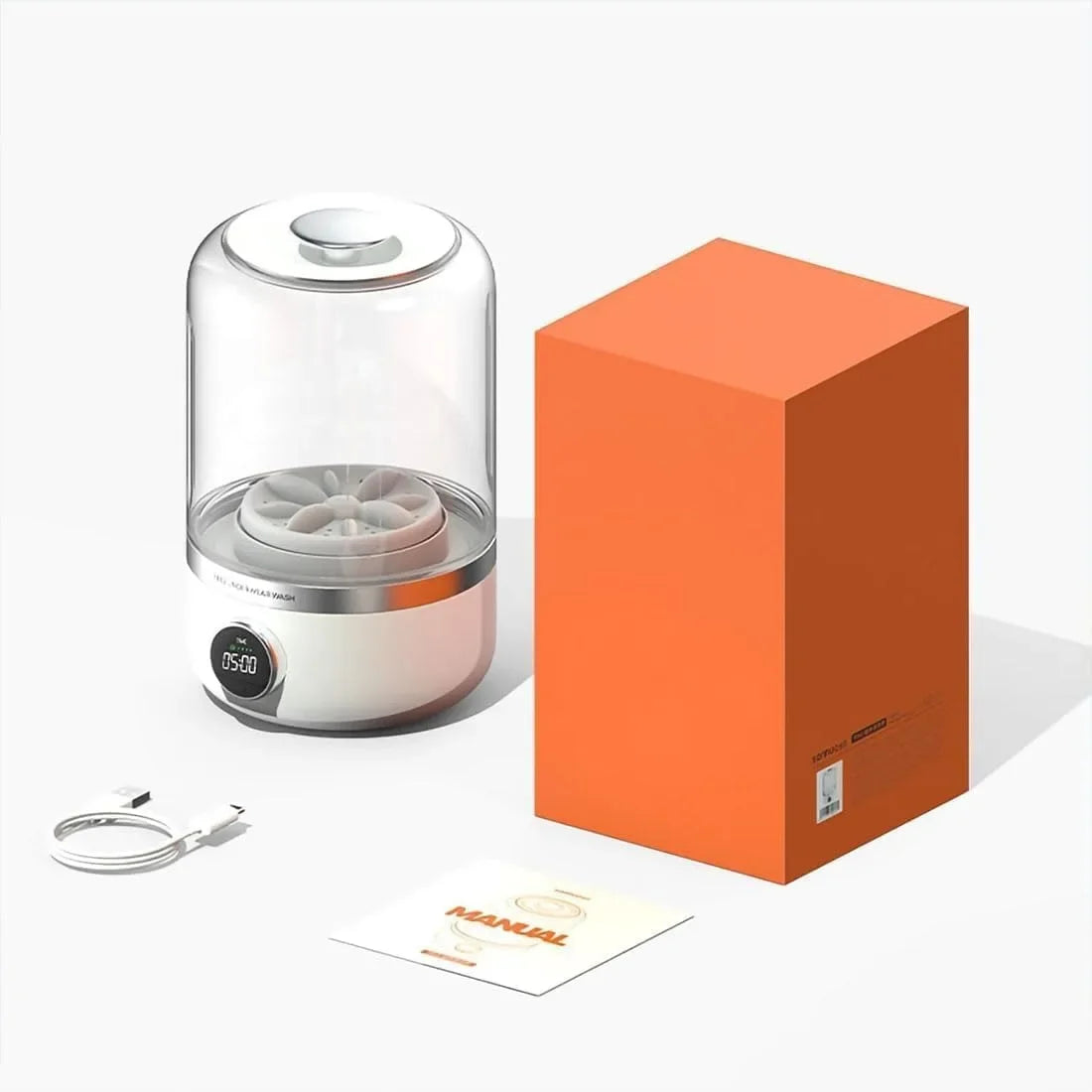 1L Mini Rechargeable Washing Machine